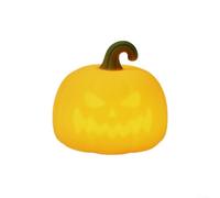 Niceminiwall Magica-Jack-o'-Lantern Veilleuse citrouille - 7 couleurs 3 niveaux d'intensité tactile en silicone pour enfants - Veilleuse LED USB cadeau d'Halloween (lumière chaude)