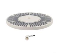 Niceminiwall Mât de drapeau solaire haute performance avec 136 LED et batterie de 2500 mAh, étanchéité IP55 pour éclairage de drapeau extérieur, compatible avec poteaux de 4,6 à 7,6 m, voiture