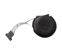 Niceminiwall Mètre ruban rétractable de 2 m pour la couture du tissu, 200 cm, élimination du bruit, mesures précises du corps, rétractable (noir)