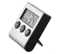 Niceminiwall Minuteur électronique avec grand écran LCD et alarme puissante, dos magnétique pour cuisine, pâtisserie, étude, rappel de médicaments, 99 min