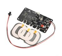 Niceminiwall Module émetteur de charge sans fil de type C avec 3 bobines 12 V 24 V Qi circuit de charge rapide PCB pour véhicules automobiles Court-circuit anti-retour (20 W)