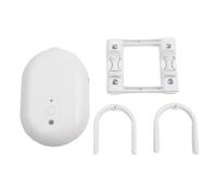 Niceminiwall Moteur robot à rideaux WiFi 5.0 pour rail I & U ou tringle romaine, pilote de rideau électrique avec contrôle par application, détection automatique de la lumière, type C (tige romaine)