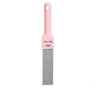 Niceminiwall Nettoyant de toilettes en pierre ponce naturelle avec poignée pour un nettoyage facile, détachant réutilisable pour toilettes, éviers, baignoires, 26,5 cm (rose)