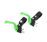 Niceminiwall Paire de poignées de levier de frein pour enfants de 2,2 cm de diamètre pour guidon d'enfant, construction en plastique noir/rouge/vert/bleu/rose, remplacement gauche et (vert)