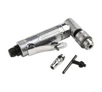 Niceminiwall Perceuse pneumatique à angle droit/4" avec coude à 90°, haute vitesse 15000 tr/min, outil pneumatique avec coque en alliage, faible vibration, échappement arrière, convient pour