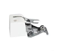 Niceminiwall Pied presseur latéral pour machine à coudre à tige basse, compatible avec CY-10, crée des points sertis avec une coupe précise, plastique et métal
