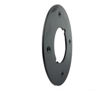Niceminiwall Plaque de base en plastique noire en forme de cercle compatible avec 3612 et 3612C pour routeur électrique, base de défonceuse de rechange durable pour le travail du bois et le bricolage