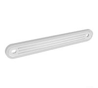 Niceminiwall Plaque de support pour poupe TSP-1 et traverse en aluminium - Matériel marin compatible avec trou de boulon supérieur pour renfort de bateau, argent, 3,8 x 5,5 cm