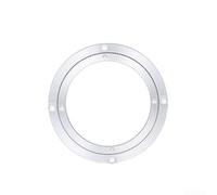 Niceminiwall Plateau tournant Lazy Susan en alliage d'aluminium avec roulement rotatif, lisse pour pivot à 360° pour table de cuisine ou de salle à manger, décoration de gâteau, étagère à épices