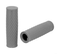 Niceminiwall Poignées de guidon antidérapantes compatibles avec trottinette électrique /Pro/1S, matériau PE absorbant les chocs, accessoires ergonomiques confortables pour l'extérieur (gris)