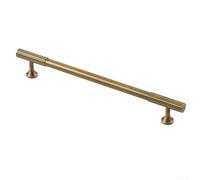 Niceminiwall Poignées de porte de placard en laiton bronze antique pour meubles, cuisine, salle de bain avec kit d'installation (224 mm)
