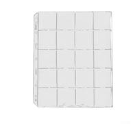 Niceminiwall Porte-monnaie en PVC transparent avec 20 pochettes, 9 trous en vrac pour la collecte et le rangement des pièces de monnaie, pour pièces jusqu'à 50 mm, durable, résistant à la poussière et