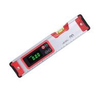 Niceminiwall Règle de niveau d'affichage LCD numérique électronique avec base magnétique et mesure d'angle pour projets de construction et d'ingénierie (300 mm) 200/300/400 mm