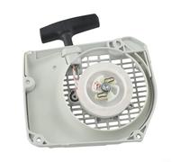 Niceminiwall Rewind Starter pour modèles 034, 036 QS, MS340, MS360, MS360C | Pièce de rechange #11250802105 | Construction ABS pour assemblage de traction à recul | Moteur de tondeuse à gazon