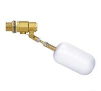Niceminiwall Robinet flotteur d'eau de 1,27 cm avec bras réglable, robinet à boisseau sphérique pour abreuvoir automatique pour cheval, bétail, mouton, cochon, chien buveur