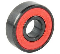 Niceminiwall Roulements à billes et à roulettes en céramique 608-2RS 8 x 22 x 7 mm haute vitesse avec double boucliers anti-poussière et cage en nylon pour sports de plein air