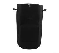 Niceminiwall Sac de compost non tissé pour déchets de jardin, 57 l, pour poubelle de collecte de feuilles, conception de fermentation probiotique, pour un stockage durable des engrais organiques, noir