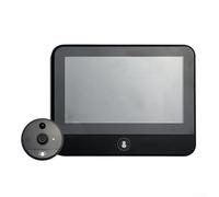 Niceminiwall Sonnette avec écran IPS et batterie 5000 mAh, visionneuse vidéo sans fil pour interphone bidirectionnel, compatible avec application mobile