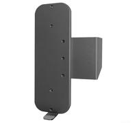 Niceminiwall Support antivol sans perçage pour sonnette vidéo, support de sécurité en acier inoxydable compatible avec la plupart des sonnettes de 0 à 5 cm d'épaisseur vers l'intérieur (noir)
