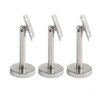 Niceminiwall Support de colonne réglable mobile pour main courante, support d'escalier en acier inoxydable 304 avec fixation sécurisée pour un usage résidentiel et commercial,