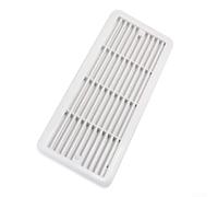 Niceminiwall Support de grille d'aération pour réfrigérateur Thetford, 483 x 186 mm, résistant aux intempéries, système de refroidissement pour caravane, camping-car, camping-car (blanc)