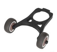 Niceminiwall Support de rangement pliable pour trottinette électrique compatible avec Max G30, design léger haute résistance avec roues auxiliaires de 165 mm pour une sécurité optimale