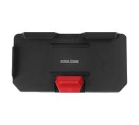 Niceminiwall Support de téléphone de navigation sans fil avec charge rapide de 15 W et deux ports USB, étanchéité IPX6 ABS + support PC compatible avec R1200GS R1250GS (logo blanc)