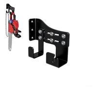 Niceminiwall Support mural robuste réglable pour tronçonneuse avec double crochet - Support en acier inoxydable pour une utilisation en extérieur, supporte jusqu'à 68 kg, s'adapte à la plupart des
