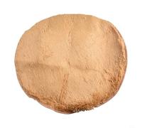 Niceminiwall Tapis à poils longs super doux pour salon, chambre à coucher - Tapis rond mélangé avec poils en velours de 4 cm de haut - Base antidérapante - Design moderne (kaki, 60 cm)