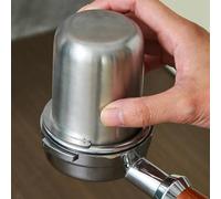 Niceminiwall Tasse doseuse en acier inoxydable de 58 mm pour mesurer le café, compatible avec les chaudières Oracle Dual Boiler, Flair 58, Rocket - Portafilter à expresso (argenté)