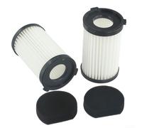 Niceminiwall TECHWOOD Lot de 2 filtres de rechange lavables pour aspirateur TAS-9055 TAS-9035 VA20 Noir/blanc