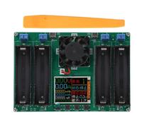 Niceminiwall Testeur de capacité de batterie au lithium à 4 canaux et de résistance interne avec deux ports de type C, affichage numérique et refroidissement du ventilateur pour batteries