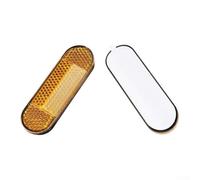 Niceminiwall Tube réfléchissant réflecteur pour scooter électrique Max/G30D, ABS noir et jaune, accessoire de sécurité nocturne pour une meilleure visibilité et multi-angle