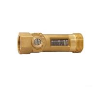 Niceminiwall Vanne d'équilibrage DN15DN20, débitmètre à ressort lecteur de débit en laiton 1-3,5L/min 2-8L/min, contrôle du débit d'eau, compteur de débit de plomberie, indicateur de débit