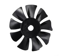 Niceminiwall Ventilateur de compresseur d'air à connexion directe - Accessoire de rechange pour pompe à air de 550 W ou 750 W, hélice de refroidissement en plastique durable à faible bruit, 13 mm (A)