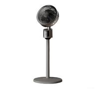 Niceminiwall Ventilateur de sol silencieux USB avec 3 niveaux de vitesse réglable en hauteur de 58 à 80 cm, circulation d'air sur pied faible bruit pour chambre à coucher, ventilateur sur pied (gris)