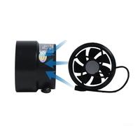 Niceminiwall Ventilateur d'échappement 12 V avec conduit de 110 mm/100 mm, faible bruit 39 dB pour une utilisation dans les salles de bains, cuisines et espaces extérieurs (entrée d'air)