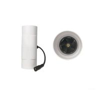 Niceminiwall Ventilateur d'échappement silencieux 12 V avec moteur sans balais pour salle de bain, jardin intérieur et maison, diamètre intérieur de 5,1 cm (50 mm)