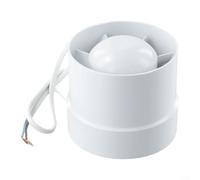 Niceminiwall Ventilateur extracteur d'air en ligne pour salle de bain, cuisine, ventilation avec protection thermique, moteur étanche IPX2 (10,2 cm)