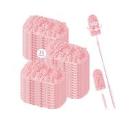 Nicemiya 37 Stück Staubwedel Kompatibel mit swifer Staubmagnet Nachfüllpack【360° Staubwedel 】, zur Reinigen Von Tierhaare Staub Schmutz (35 Tücher + 2 Griffe, Rosa)