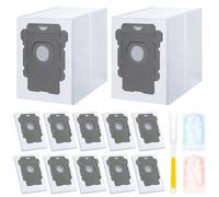 Nicemiya Lot de 12 Sacs d'aspirateur pour iRobot Roomba i7 i7+ i7 Plus S9 S9+ i8+ i3+ i4+ i6+ j7 j7+ Clean Base -Pièces de rechange pour Roomba série i/s/j