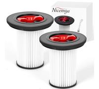Nicemiya Lot de 2 filtres compatibles avec les aspirateurs Bosch Unlimited Gen2 Serie 8 avec brosse de nettoyage Filtre de rechange 12036642, 12023349 (2 filtres, 1 brosse de nettoyage)