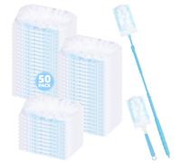 Nicemiya Lot de 52 aimants à poussière jetables compatibles avec Swiffer - Plumeau magnétique jetable pour Swiffer Duster - Pour nettoyer les poils d'animaux, la poussière et la saleté (50 lingettes +