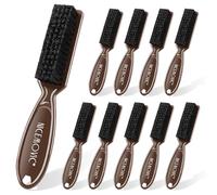 NICEMOVIC Lot de 10 brosses de nettoyage pour tondeuse de barbier, accessoires de barbier, accessoires de nettoyage, mini brosse de nettoyage pour tondeuse à lame, ensemble en vrac, brosse de manucure