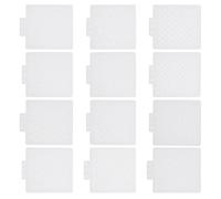 NICENEEDED 12 Pochoir en Plastique pour Sashiko 6.5" x 6.3" modèle de Motif Géométrique Blanc Sashiko Dessin de Ligne Pochoir de Quilting Broderie Stabilisateurs pour Couture