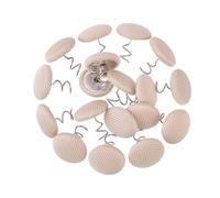NICENEEDED 30 épingle à Bouton Torsadée Recouverte de Tissu Clous de Rembourrage Épingles de Garniture de Pavillon Épingles Torsadées pour Housse de Canapé Épingles Anti Poussière