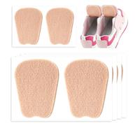 NICENEEDED 4 Paire de Protège Langues en Feutre pour Chaussures Coussinets Adhésifs Épais pour Languettes de Chaussures Semelles Antidérapantes pour Languettes de Chaussures pour Hommes et Femmes
