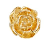 NICENEEDED Broche à Revers en Or 18 Carat Broches en Métal en Forme de Rose Accessoires de Costume pour Femmes Hommes Mariage Anniversaire Anniversaire