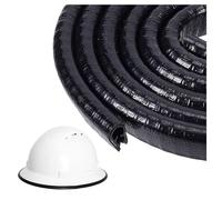 NICENEEDED Garniture de Protection pour Casque de Sécurité à Bord Complet Renforcer Les Bordures de Protection du Casque Bordure D'Extrusion en U pour Ajouter Un Protecteur de Casque de Sécurité