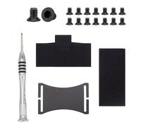 NICENEEDED Kit de vis de rechange pour portefeuille, tournevis et clip en métal, accessoires minimalistes pour portefeuille fin en fibre de carbone pour portefeuille fin avec blocage RFID